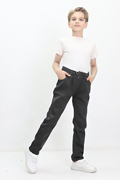 BayBayan Dimljene Sa likrom dječje školske pantalone