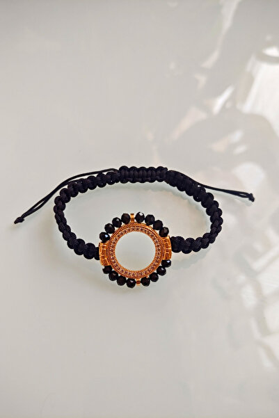 TwinsCollection Yarımlı ve Çeyrekli Altın Uyumlu 8mm Kristal Boncuklu 5'i Bir Yerde Kolye SET