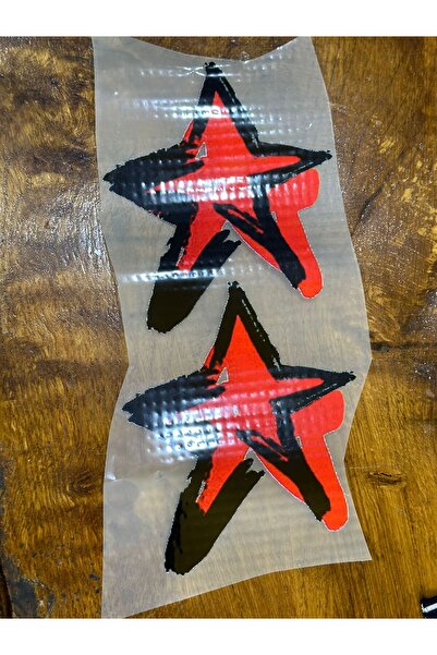 Gönülden Tasarım Σετ σιδήρου 2 τεμαχίων με στάμπα Star Transfer - 2x12 cm