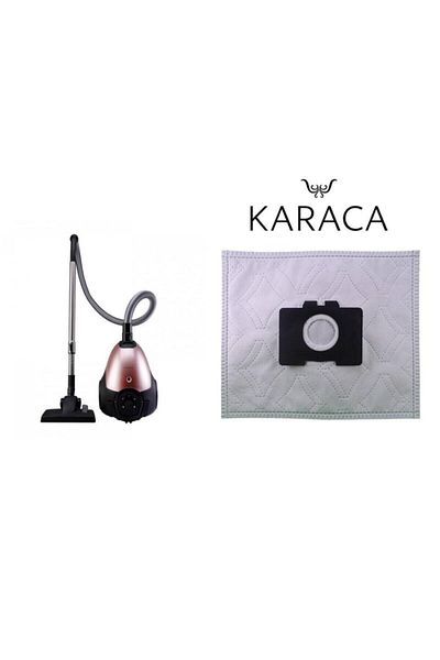 Dogant Rosegold Karaca - 30 قطعة مكنسة كهربائية من القماش وفلتر حماية المحرك