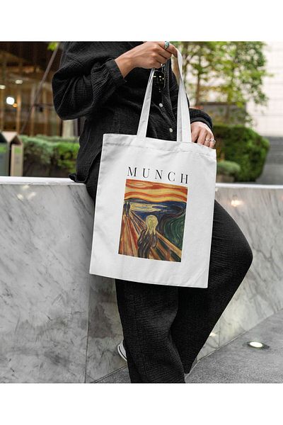 daystore Munch Scream - υφασμάτινη τσάντα