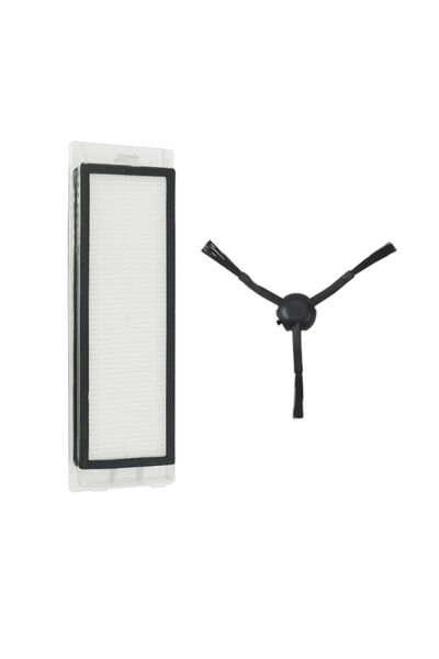 Mija Xiaomi Mop 2 Pro + stytj02zhm - طقم فلتر وفرشاة بديل متوافق مع قطعتين