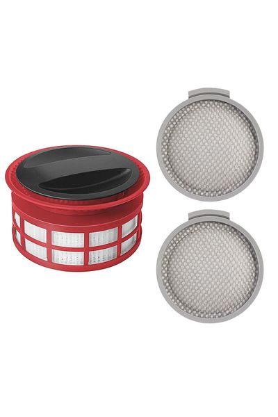 Mija Roborock H7 Upright Vacuum Cleaner Hepa Filter Set - 1 Front and 2 Rear Filter