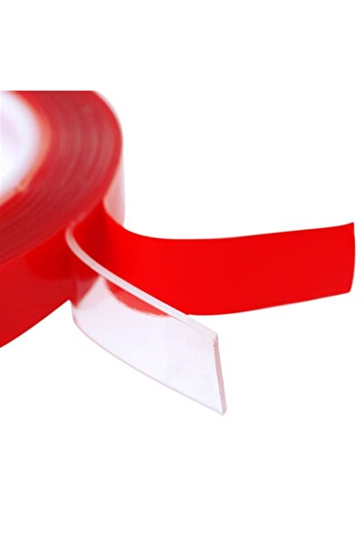 ALETÇANTAM Akrilik Silikon Bant Şeffaf Çift Taraflı 18mm X 2yrd