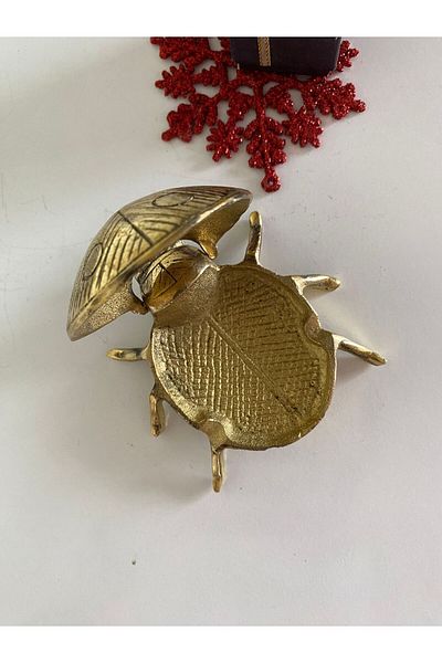 hediye Brass Ladybug - Ashtray Decor, Decoration and Gift