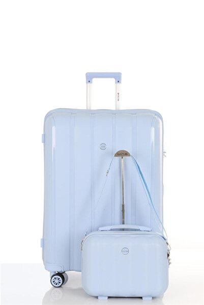 MÇS Polipropilen 2'li Valiz Seti Büyük & Makyaj V305