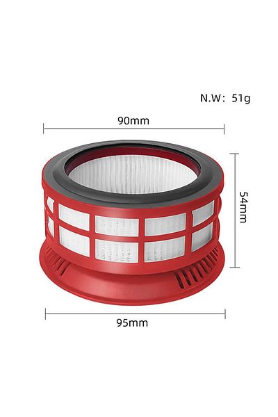 Mija Roborock H7 - Compatible Hepa Filter Set (2 Front + 4 Rear)