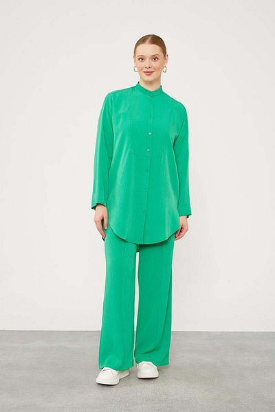 Levidor Benetton Double Suit - Judge Collar and Pleated Fabric