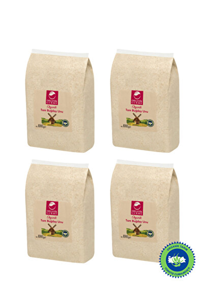 Organik Gurme 4'lü Organik Tam Buğday Unu 1000 Gr