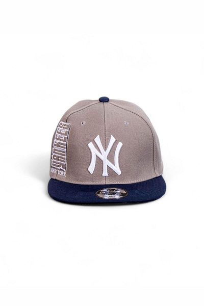 Eke Tekstil Унисекс сива шапка със закопчалка Yankees - бейзболен отбор на Ню Йорк Сити