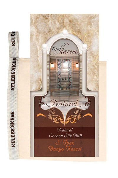 Kelebek Kese Genuine Silk Cocoon - Silk Bath Scrub