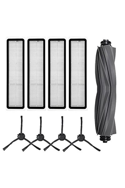 Mija Dreame D10S Pro - مجموعة بديلة متوافقة مكونة من 10 قطع باللون الأسود