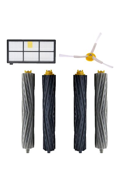 FilterHauz مرشح بديل ومجموعة فرشاة متوافقة مع I-robot Roomba 976 - 5 قطع