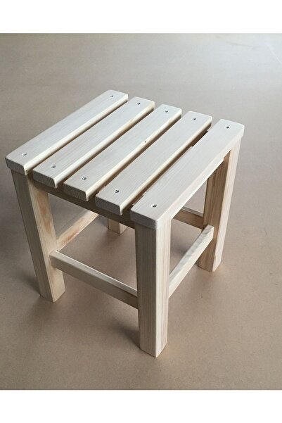 koza tasarım atölyesi Ahşap Tabure 30 Cm