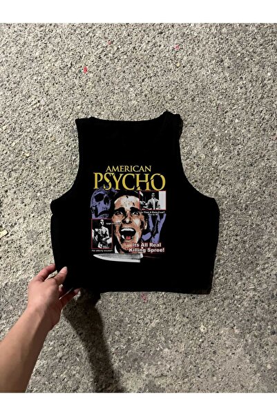 MAYDAY CULTURE American Psycho - Bluză strânsă fără mâneci Top Log-in