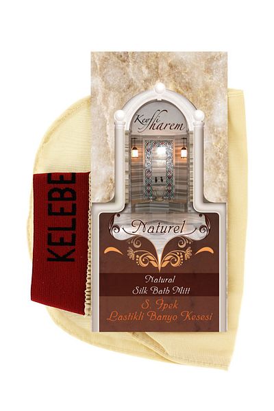 Kelebek Kese Genuine Silk Cocoon - Elastic Bath Scrub