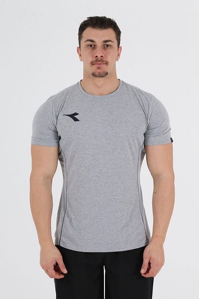 Diadora Μπλουζάκι Saturn Training Grey Melange