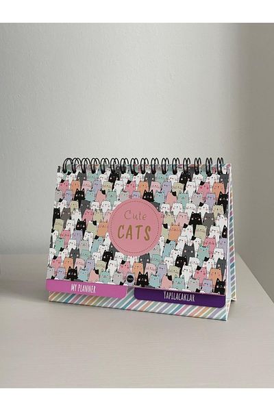Planet Butik Ferret cats Desktop Planner