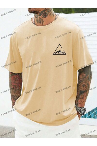 Advantage Ανδρικό μπλουζάκι με μοτίβο βουνού CODE Advantage Trend