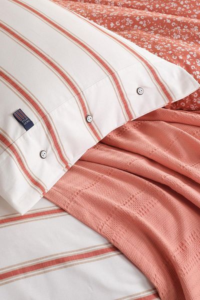 İyi Geceler İstanbul Blue Marine Double Pique Set - with Duvet Cover