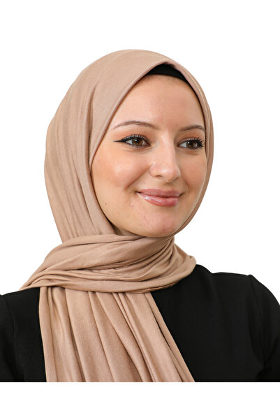 Modish Group Μαντήλι Hijab Premium υφασμάτινο μαντήλι μακρύ μουσουλμανικό ένδυμα βισκόζης - σκούρο βιζόν