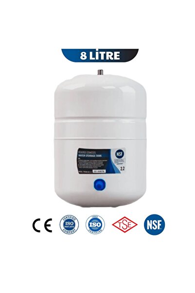 Evora 8 Litre Su Arıtma Cihazı Tankı 2.2 Galon Çelik Tank Plus Model