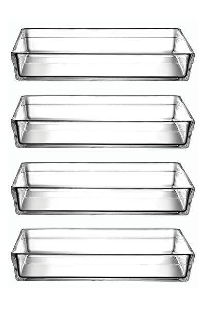 melik's Bol pentru cuptor dreptunghiular premium Pyrex din 4 piese - Tavă - 4...