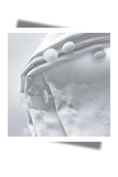 BNR HOME STORE bnr home 1 - Quality White Satin Sunshade Curtain
