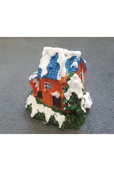 morlalem m Karlı Taş Ev Çam Ağacı Silikon Kalıp K-614, Kokulu Taş Sabun Alçı ...