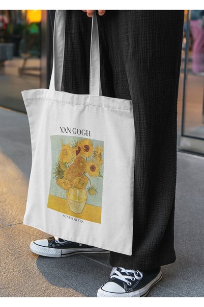 daystore Floarea-soarelui Van Gogh - Geantă de pânză