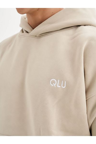 qlu Infinity Unisex Mink Oversize με κουκούλα