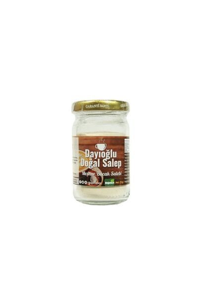 Dayıoğlu Doğal Sahlep Toz Salep Meşhur Bucak Sahlebi Dondurma Salebi 75 gr Salep