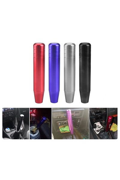 reyoto 18 Cm Black Metal Gear Lever - Manual and Automatic Automobiles
