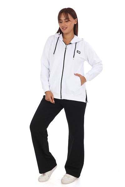 WND SPORT Large Size 2-Piece Zippered Women's Tracksuit Set