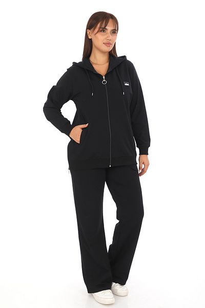 WND SPORT Large Size 2-Piece Zippered Women's Tracksuit Set