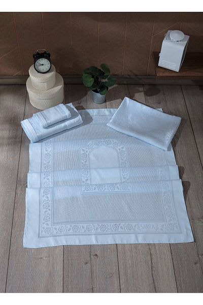 sarra Set de 4 pachete de etamine cusute - Baby Blue