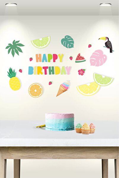 neşeli günlerim Πολυτεμάχιο πανό με θέμα το καλοκαίρι *χοντρό χαρτί