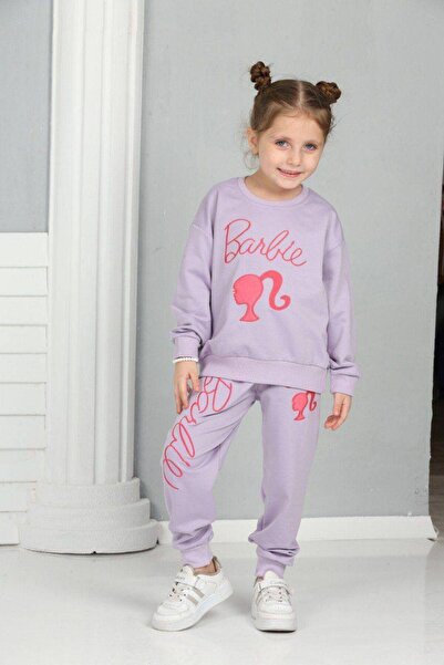 ÖRZİ Kids Barbie cu imprimeu Compact de tranziție Set pentru fete cu două șnu...