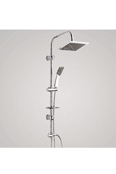 ALSA İlhan Lüx Raylı Uzun Duş Seti Kare Başlıklı