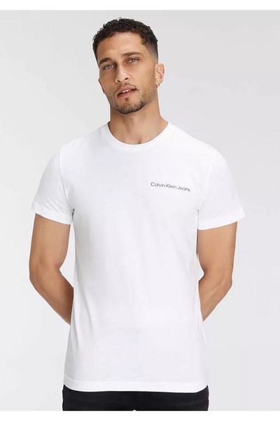Calvin Klein Chest Institional Slim Fit Tees - Printed T-shirt