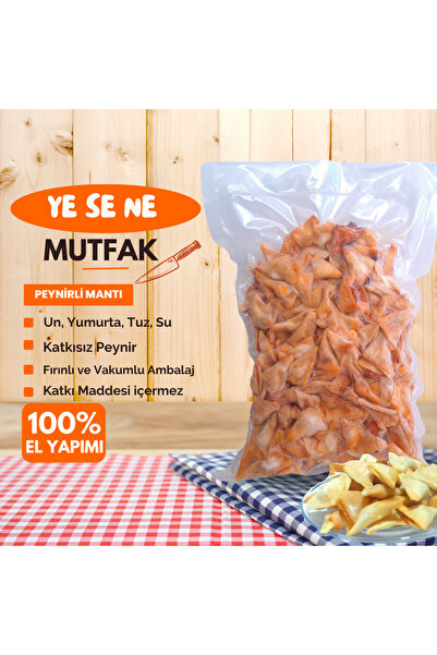Ye Se Ne Mutfak Katkısız El Yapımı Peynirli Kayseri Mantısı 1kg