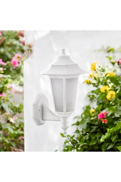 fullreyon E27 Duy, Elektrikle Çalışır, Dekoratif Bahçe, Balkon, Teras, Kapı Giriş Apliği, Bahçe Duvar Armatürü