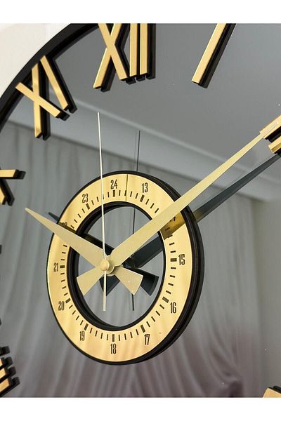 Pey Aksesuar Ceas de perete cu oglinda (Oglinda reala) 40 cm Design Modern