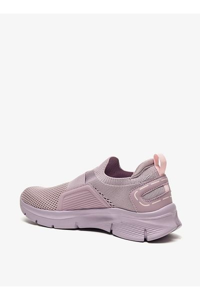 Dash Mesh Detail Slip-On Sports Shoes with Pull Tab
