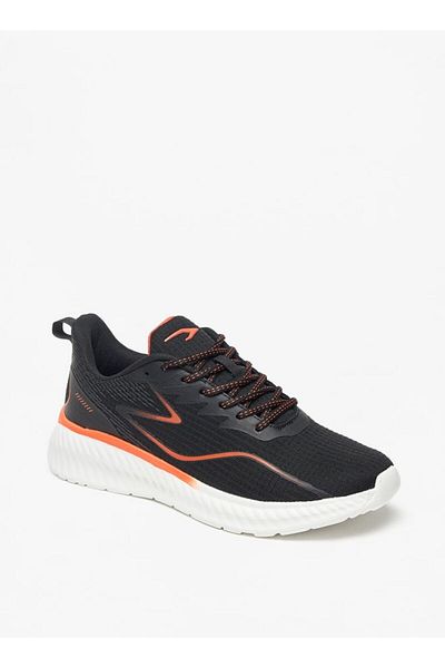 Dash Colourblock Sports Shoes with Lace-Up Closure and Pull Tabs