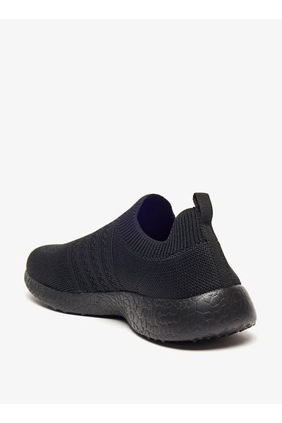Dash Textured Slip-On Walking Shoes with Pull Tabs