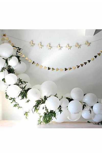 Partifabrik 25 White Matte Pastel Balloons