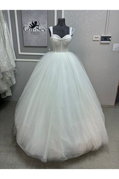 EKY GÖR SEV WEDDING DRESS STRAPLEZ PRENSES GELİNLİK