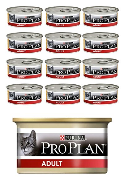 Pro Plan Adult Tavuk Etli Yetişkin Yaş Kedi Maması  85 gr X 12 Adet