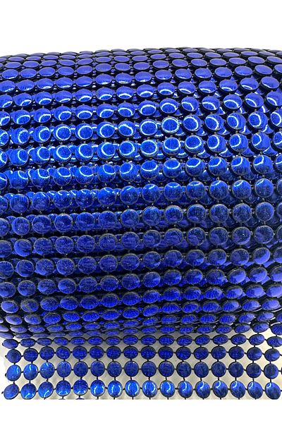BukiroAtelier Saks Blue Stone Strip - 2 Meters, 10 Cm Shiny Enli